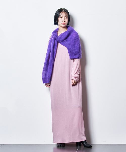 CITYSHOP（シティーショップ）の「AZE PULLOVER：ニット（ニット/セーター・レディース・サックスブルー/ネイビー/パープル・FREE）」の8枚目の写真