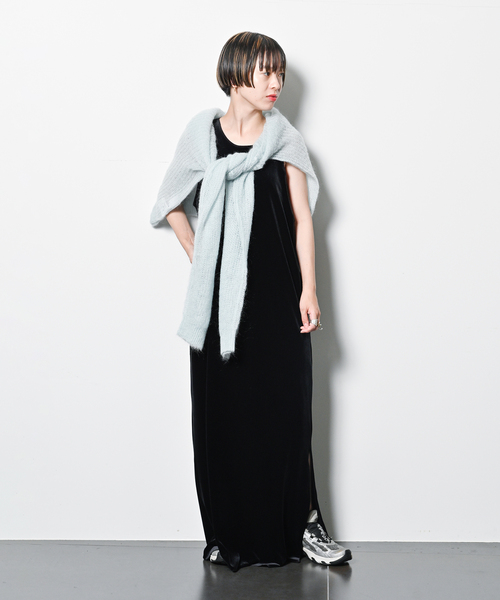 CITYSHOP（シティーショップ）の「AZE PULLOVER：ニット（ニット/セーター・レディース・サックスブルー/ネイビー/パープル・FREE）」の19枚目の写真