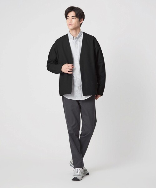 green label relaxing（グリーンレーベルリラクシング）の「KIVANC イージーカーディガン（カーディガン/ボレロ・メンズ・ダークブラウン/ベージュ/ブラック・XL/M/L/S）」の7枚目の写真