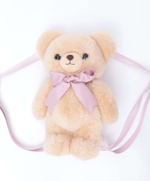 Chalmiere フラッフィベアぬいぐるみバッグ 🧸フラッフィベアぬいぐるみバッグ🧸 . 🎀フラッフィベア