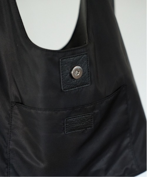 LURAKU】 Synthetic Leather Rope Handle Bag / シンセティック
