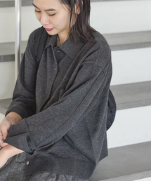 JOURNAL STANDARD（ジャーナルスタンダード）の「《WEB限定》ウォッシャブル ニットシャツ（カーディガン/ボレロ）」