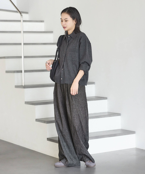 ウォッシャブル ニットシャツ（カーディガン/ボレロ）｜JOURNAL