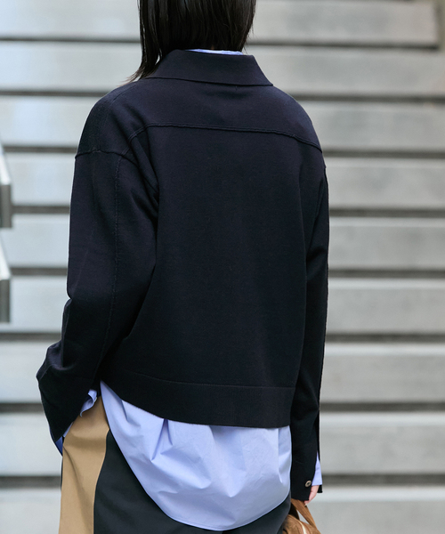 ウォッシャブル ニットシャツ（カーディガン/ボレロ）｜JOURNAL