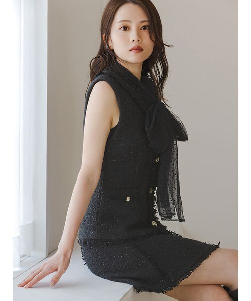 SNIDEL(スナイデル)の「ツイードミニスカート(スカート・レディース・アイボリー/ブルー/ブラック・1/0)」の19枚目の写真