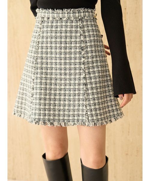 ツイードミニスカート（スカート）｜SNIDEL（スナイデル）の