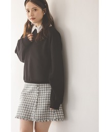 SNIDEL | ツイードミニスカート(スカート)