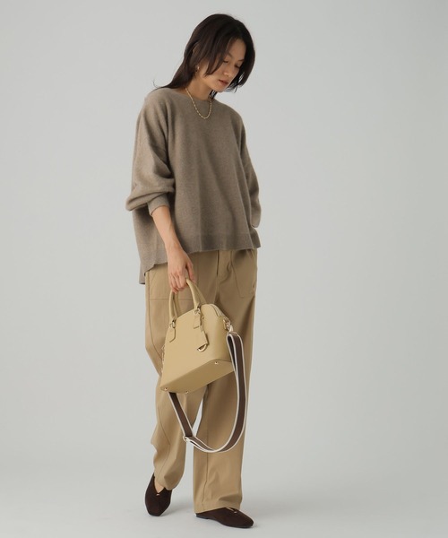 Elura（エルーラ）の「ストレッチカーゴパンツ/591850（カーゴパンツ・レディース・ネイビー/ベージュ・LARGE/MEDIUM）」の12枚目の写真