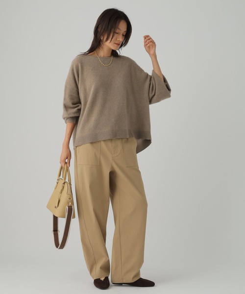 Elura（エルーラ）の「ストレッチカーゴパンツ/591850（カーゴパンツ・レディース・ネイビー/ベージュ・LARGE/MEDIUM）」の14枚目の写真
