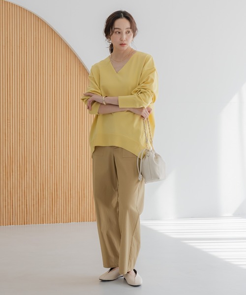Elura（エルーラ）の「ストレッチカーゴパンツ/591850（カーゴパンツ・レディース・ネイビー/ベージュ・LARGE/MEDIUM）」の10枚目の写真