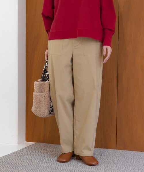 Elura（エルーラ）の「ストレッチカーゴパンツ/591850（カーゴパンツ・レディース・ネイビー/ベージュ・LARGE/MEDIUM）」の5枚目の写真