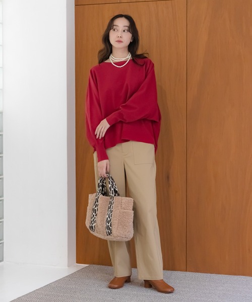 Elura（エルーラ）の「ストレッチカーゴパンツ/591850（カーゴパンツ・レディース・ネイビー/ベージュ・LARGE/MEDIUM）」の3枚目の写真