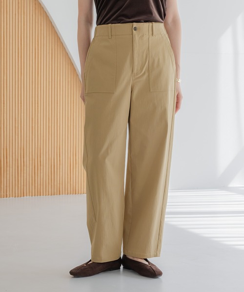 Elura（エルーラ）の「ストレッチカーゴパンツ/591850（カーゴパンツ・レディース・ネイビー/ベージュ・LARGE/MEDIUM）」の8枚目の写真