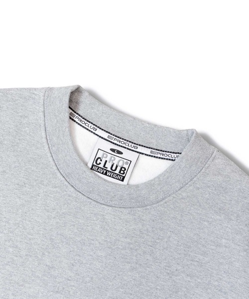 PRO CLUB (プロクラブ)の「Pro Club Heavyweight Crew Neck Fleece Pullover Sweater(スウェット・メンズ・ブラック/グレー・M/L/XL)」の5枚目の写真