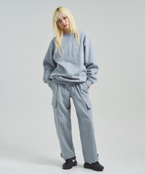 PRO CLUB (プロクラブ)の「Pro Club Heavyweight Crew Neck Fleece Pullover Sweater(スウェット・メンズ・ブラック/グレー・M/L/XL)」の22枚目の写真