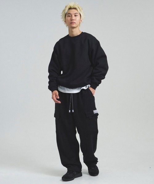PRO CLUB (プロクラブ)の「Pro Club Heavyweight Crew Neck Fleece Pullover Sweater(スウェット・メンズ・ブラック/グレー・M/L/XL)」の20枚目の写真