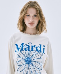 TSHIRT LONG SLEEVE FLOWERMARDI / Tシャツ ロングスリーブ フラワーマルディ