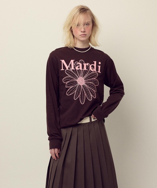 TSHIRT LONG SLEEVE FLOWERMARDI（Tシャツ/カットソー）｜Mardi