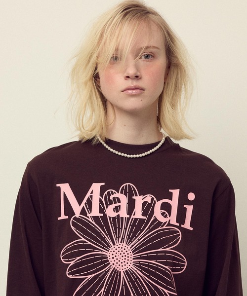 TSHIRT LONG SLEEVE FLOWERMARDI（Tシャツ/カットソー）｜Mardi