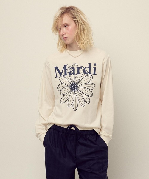 TSHIRT LONG SLEEVE FLOWERMARDI / Tシャツ ロングスリーブ フラワー