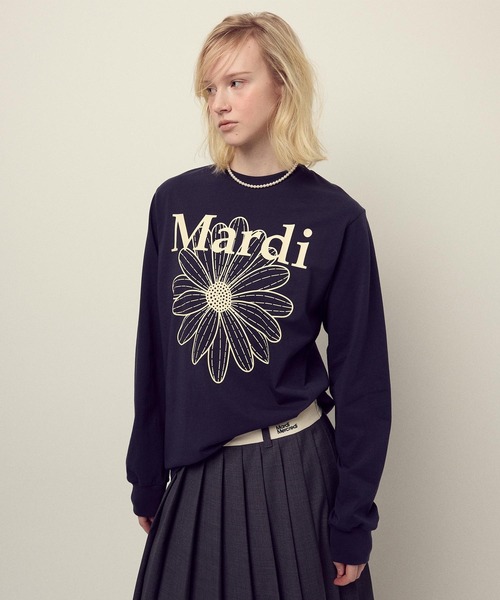 TSHIRT LONG SLEEVE FLOWERMARDI（Tシャツ/カットソー）｜Mardi