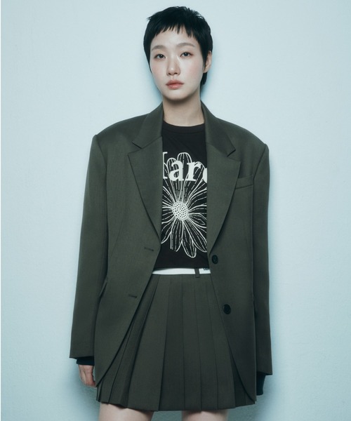 Mardi Mercredi(マルディメクルディ)の「TSHIRT LONG SLEEVE FLOWERMARDI / Tシャツ ロングスリーブ フラワーマルディ(Tシャツ/カットソー・レディース・ブラウン/ネイビー/チャコール/クリーム/チャコールグレー/ブラウン系その他/ベージュ系その他/オートミール/ベージュ系その他2/ブラック×レッド/ベージュ系その他3/アイボリー系1・FREE)」の20枚目の写真