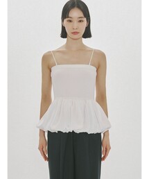 MIDIUMISOLID for Ladies バルーンチューブトップ