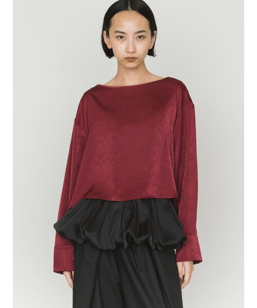 MIDIUMISOLID(ミディウミソリッド)の「MIDIUMISOLID for Ladies バルーンチューブトップ(Tシャツ/カットソー・レディース・ブラック/ホワイト・FREE)」の11枚目の写真