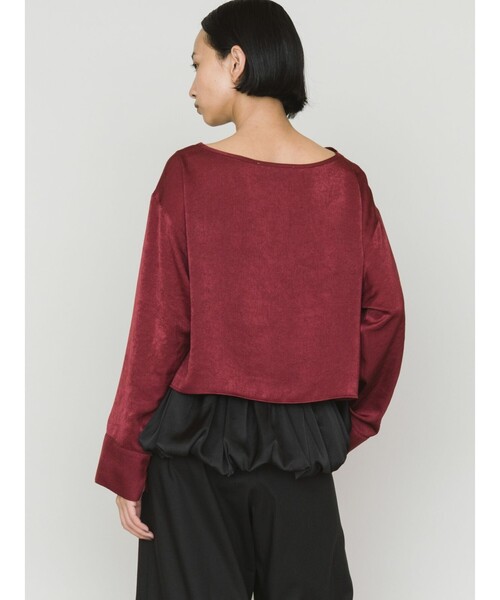 MIDIUMISOLID(ミディウミソリッド)の「MIDIUMISOLID for Ladies バルーンチューブトップ(Tシャツ/カットソー・レディース・ブラック/ホワイト・FREE)」の12枚目の写真