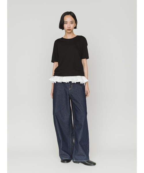 MIDIUMISOLID(ミディウミソリッド)の「MIDIUMISOLID for Ladies バルーンチューブトップ(Tシャツ/カットソー・レディース・ブラック/ホワイト・FREE)」の16枚目の写真