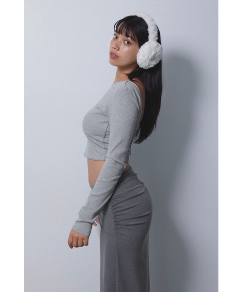 ALEXIA STAM バックアジャスター長袖トップス Wellness Back Adjuster Top | ALEXIA STAM
