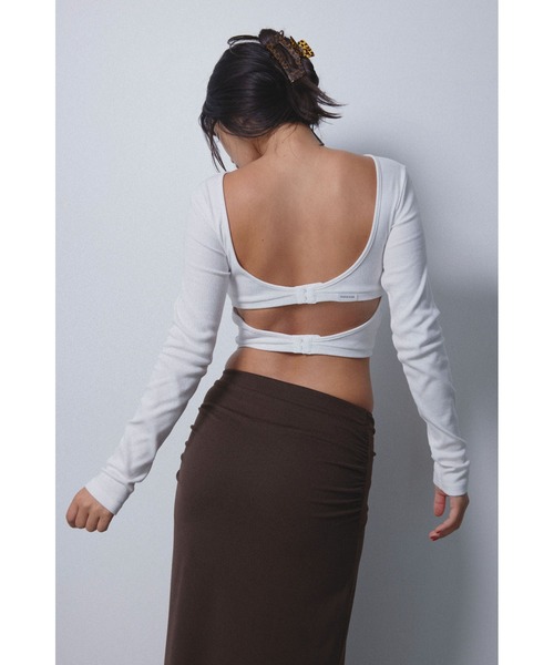 アリシアスタン　Wellness Back Adjuster Rib Top Wellness Back Adjuster Rib Top | ALEXIA STAM