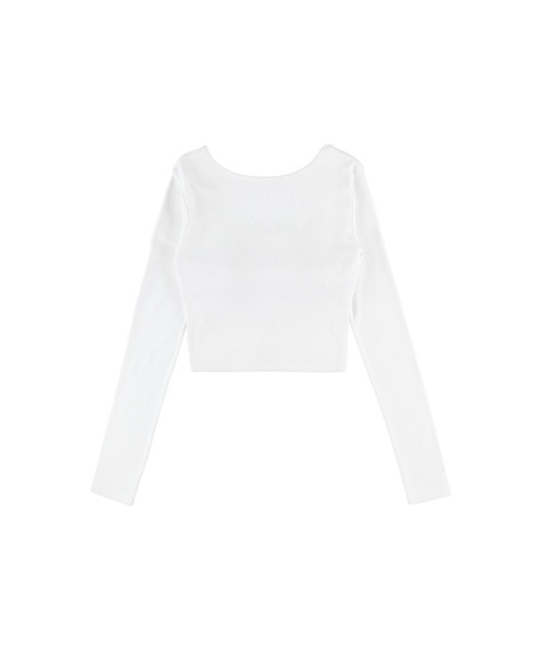 トップス Wellness Back Adjuster Long Sleeve Wellness Rib Back Adjuster Long Sleeve Top | ALEXIA STAM