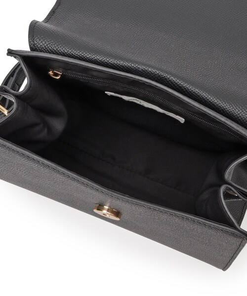 couture brooch（クチュールブローチ）の「リボンデザイン2WAYバッグ（ハンドバッグ・レディース・ブラック/ナチュラル・00）」の4枚目の写真