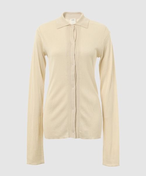 seya.（セヤ）の「HIGH GAUZE SILK SHIRT/ULTRA FINE 2/120 SILK