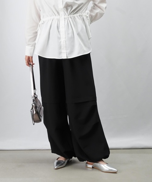 セール】LC/LLL タックパラシュートパンツ（その他パンツ）｜LUCA/LADY