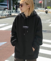 【THRASHER /スラッシャー】ヘビーウェイト ワンポイントフーディ 裏起毛 マグロゴ