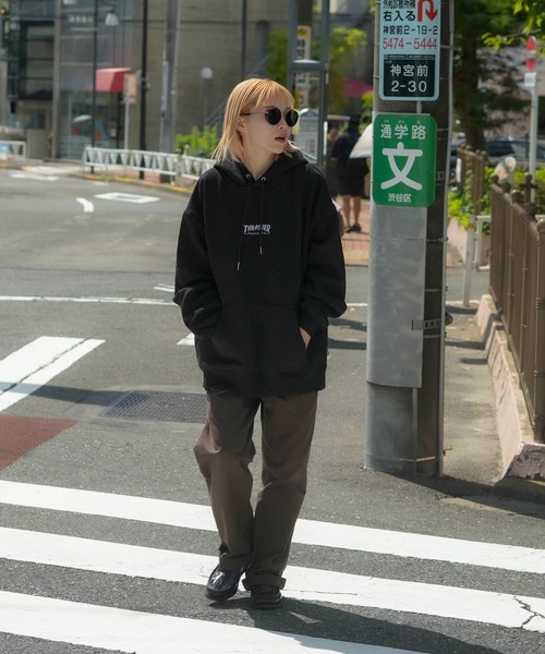 THRASHER(スラッシャー)の「【THRASHER /スラッシャー】ヘビーウェイト ワンポイントフーディ 裏起毛 マグロゴ(パーカー・メンズ・ブラック/グレー/ブラウン・X-LARGE/LARGE/MEDIUM)」の19枚目の写真
