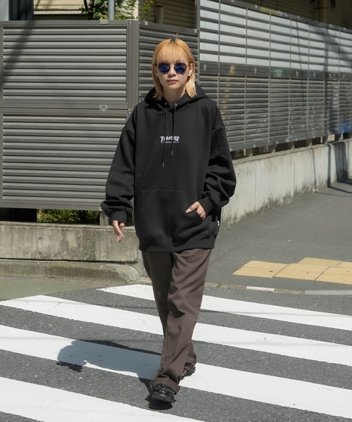 THRASHER(スラッシャー)の「【THRASHER /スラッシャー】ヘビーウェイト ワンポイントフーディ 裏起毛 マグロゴ(パーカー・メンズ・ブラック/グレー/ブラウン・X-LARGE/LARGE/MEDIUM)」の20枚目の写真