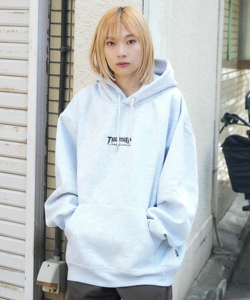 THRASHER(スラッシャー)の「【THRASHER /スラッシャー】ヘビーウェイト ワンポイントフーディ 裏起毛 マグロゴ(パーカー・メンズ・ブラック/グレー/ブラウン・X-LARGE/LARGE/MEDIUM)」の12枚目の写真