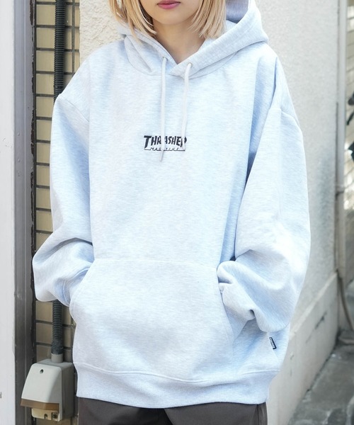 THRASHER(スラッシャー)の「【THRASHER /スラッシャー】ヘビーウェイト ワンポイントフーディ 裏起毛 マグロゴ(パーカー・メンズ・ブラック/グレー/ブラウン・X-LARGE/LARGE/MEDIUM)」の14枚目の写真
