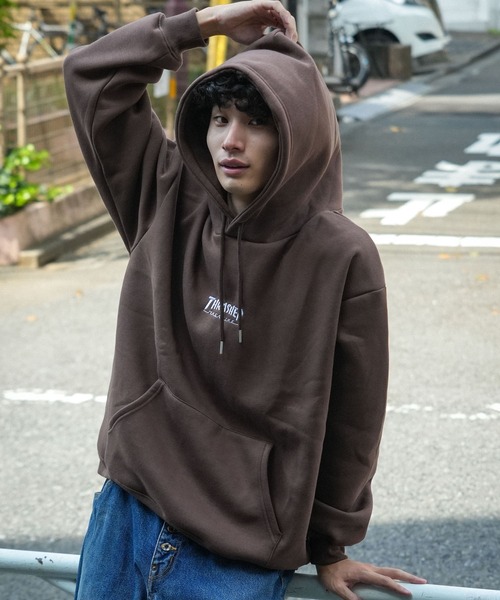 THRASHER(スラッシャー)の「【THRASHER /スラッシャー】ヘビーウェイト ワンポイントフーディ 裏起毛 マグロゴ(パーカー・メンズ・ブラック/グレー/ブラウン・X-LARGE/LARGE/MEDIUM)」の17枚目の写真
