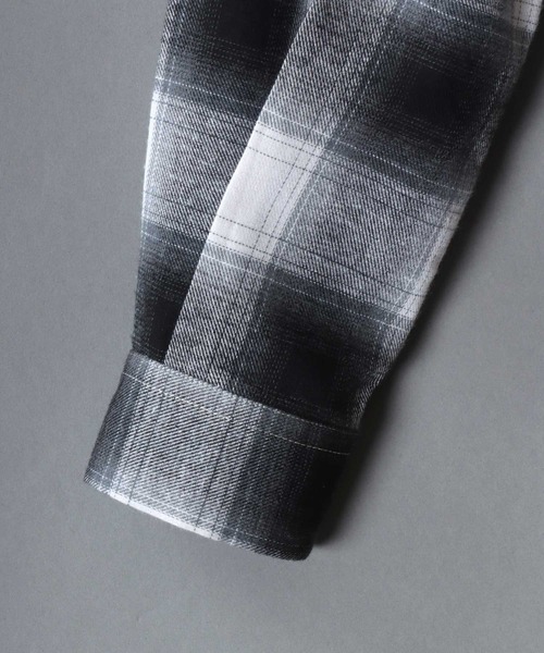 SITRY（シトリー）の「Flannel Check Shirt/チェックシャツ ネルチェックシャツ ネルシャツ（シャツ/ブラウス・メンズ・ブラック/ブラック系その他/ネイビー/レッド/ホワイト/ブラウン・M/L/LL）」の10枚目の写真