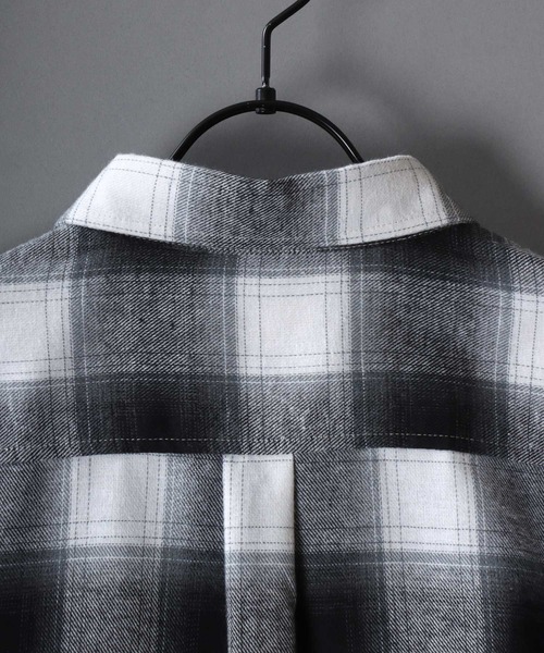 SITRY（シトリー）の「Flannel Check Shirt/チェックシャツ ネルチェックシャツ ネルシャツ（シャツ/ブラウス・メンズ・ブラック/ブラック系その他/ネイビー/レッド/ホワイト/ブラウン・M/L/LL）」の13枚目の写真