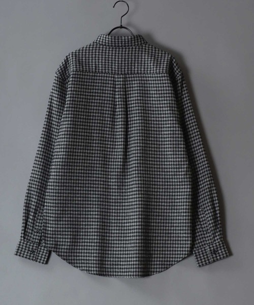 SITRY（シトリー）の「Flannel Check Shirt/チェックシャツ ネルチェックシャツ ネルシャツ（シャツ/ブラウス・メンズ・ブラック/ブラック系その他/ネイビー/レッド/ホワイト/ブラウン・M/L/LL）」の17枚目の写真