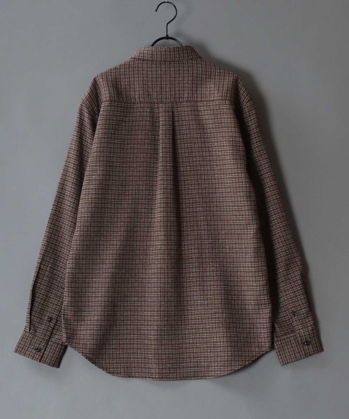 SITRY（シトリー）の「Flannel Check Shirt/チェックシャツ ネルチェックシャツ ネルシャツ（シャツ/ブラウス・メンズ・ブラック/ブラック系その他/ネイビー/レッド/ホワイト/ブラウン・M/L/LL）」の16枚目の写真