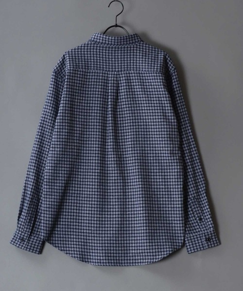 SITRY（シトリー）の「Flannel Check Shirt/チェックシャツ ネルチェックシャツ ネルシャツ（シャツ/ブラウス・メンズ・ブラック/ブラック系その他/ネイビー/レッド/ホワイト/ブラウン・M/L/LL）」の15枚目の写真