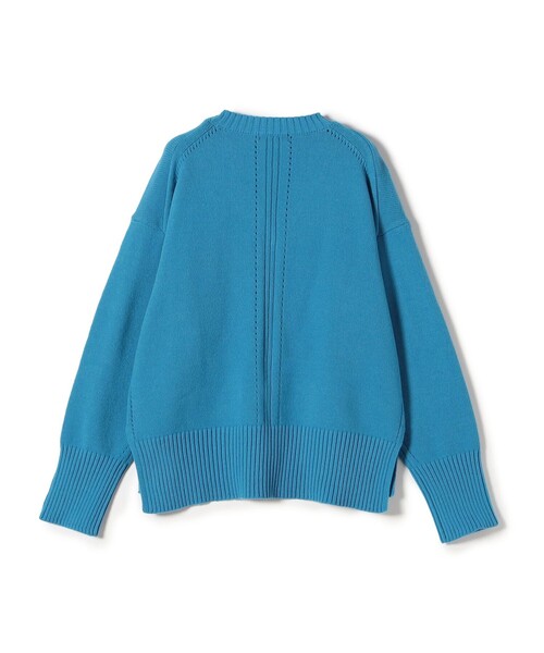SHIPS Colors(シップス カラーズ)の「SHIPS Colors:〈手洗い可能〉フラッフィー Vネック カーディガン◇(カーディガン/ボレロ・レディース・オレンジ/オフホワイト/ブルー/ブラック・ONE SIZE)」の6枚目の写真