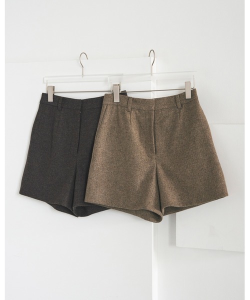 anuke(アンヌーク)の「Herringbone Short Pants(その他パンツ・レディース・ベージュ/ブラウン・36inch/38inch)」の13枚目の写真