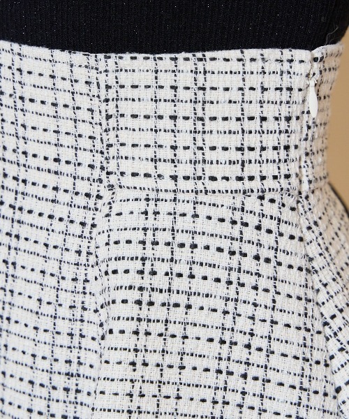 WILLSELECTION（ウィルセレクション）の「ツイードフレアスカート（スカート・レディース・ピンク/ブラック/ブルー/オフホワイト・FREE）」の9枚目の写真